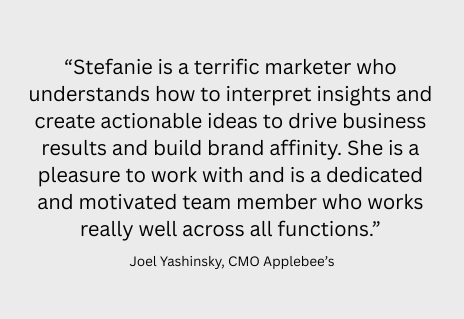 Joel Yashinsky, CMO Applebee's